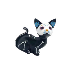 Diervriendelijke hars Halloween-decoraties Mooie hondenkatten-C