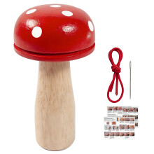 Wooden Darning Mushroom For Clothing Mending Fabric Hole