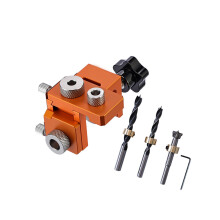 Professionele Deuvel Jig Set 3 in 1 Verstelbare Boormal-8mm12mm