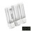 3 Black White Silver ABS Liquid Soap Dispenser Featuring-White 1