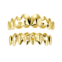 Stijlvolle tandheelkundige sieraden Star Grillzs-Goudkleur