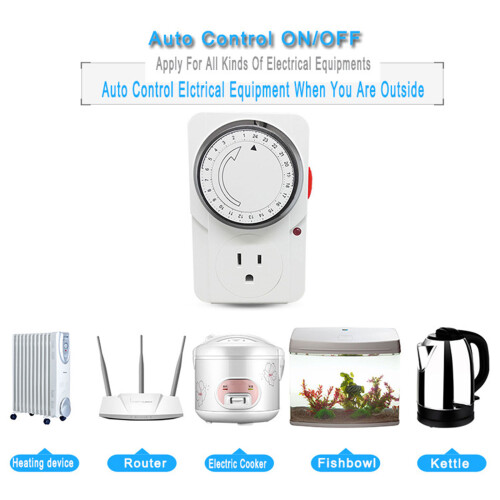 Programmable Mechanical Timer 24 Hour Cyclic Timer Switches 1