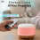 Aroma Diffuser Humidifier 300ml with Remote Timer Aromatherpay Ultrasonic Mist 10 Essential Oils Diffuser LED Colour Changing Mood Lights 6