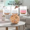Aroma Diffuser Humidifier 300ml with Remote Timer Aromatherpay Ultrasonic Mist 10 Essential Oils Diffuser LED Colour Changing Mood Lights 9