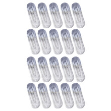 20 stuks transparante contactlenzen pincet met-Transparant
