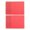Chiffons de polissage de bijoux Double face de-rose rouge 1