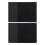 50 Stück professioneller Silberpolierlappen-Schwarz 1