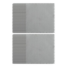50PCS Practical Jewelry Cleaning Fabric Polishing-light gray