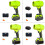 21 V wiederaufladbares Gartengebläse, 70 mm-  D 2