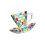 Striking Multicolored Cup Handicraftsman-Colorful coffee cup 1
