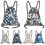 (4) Women Floral Drawstring Backpack Storage Bag Leaf Large Capacity Yoga Swim 4