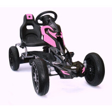 Thunder Eva Rubber Wheel Go Kart Pink