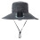 Ventilated Sun Hat Solar Panel Powered Fan Adjustable-Dark Grey 1