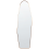 Beliani Standing Mirror LARCHE 160 cm Metal Gold 4