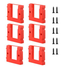 Support de batterie mural, 6 pièces, support de Base de-6 pièces