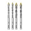 Eccentric Drill Bits In Multiple Sizes For Precise-4pcs 6 6 8 8 1