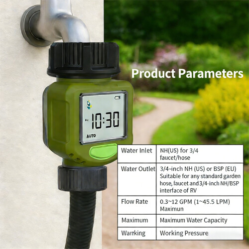Sprinkler Timer Programmable Hose Timers with Brass Inlet &-1 2