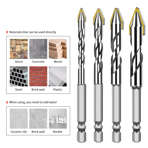 High Performances Carbide Offset Eccentric Drill Set-5pcs 12mm 2
