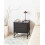 Beliani 2 Drawer Bedside Table GLASTONBURY Black 2