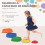 Bloques de Equilibrio Multicolor 33.5 x 33.5 x 28 cm 4