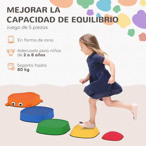 Bloques de Equilibrio Multicolor 33.5 x 33.5 x 28 cm 1