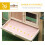 PawHut Conejera de Madera Marrón 210 x 45.5 x 84.5 cm 4