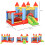 Outsunny Castillo Inflable Infantil Multicolor 280 x 260 x 210 cm 3