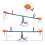 Outsunny Balancín Infantil Multicolor 192 x 60 x 60 cm 3