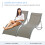 Outsunny Conjunto de Tumbona Gris 165 x 61 x 63 cm 3