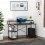 Homcom Mesa para Computadora Negro 140 x 60 x 93 cm 3