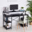 Homcom Mesa para Computadora Negro 140 x 60 x 93 cm 2