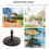 Outsunny Base de Sombrilla Decorado 48 x 48 x 34 cm 6