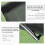 Outsunny Mecedora de Exterior Negro 155 x 61 x 88 cm 4