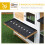 PawHut Conejera de Madera Marrón 157.4 x 53 x 93.5 cm 6