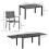 Outsunny Conjunto de Jardín Gris 270 x 90 x 75 cm 3