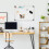 Homcom Pizarra Magnética Blanco 60 x 1.8 x 45 cm 2