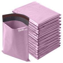 Poly Mailer Bags 12x16 Self-Seal, Strong, Waterproof, Tamper-Proof Polythene Packaging for Clothes, Bedding & Parcel Bag Post Bag Envelopes 50 Pack