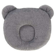 Kopfschutz - CANDIDE - Kleiner Panda - Ergonomischer Komfort - Weicher Stoff - Dunkelgrau