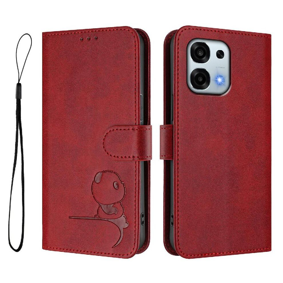 () Phone Case For Oppo A6 5G Flip Folio Magnetic Card Slots Holder Kickstand Pu Leather Rfid Blocking 764563366484