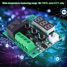 2pcs W1209 DC12V Thermostat 10A Relay 0.28in