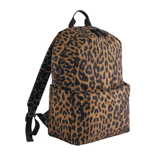 BagBase Bagbase Leopard Print Backpack