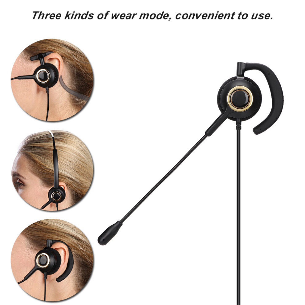 Comfortable Telephone Headset H1000-Rj9 With Noise Reduction For Call Centers 8741393775930