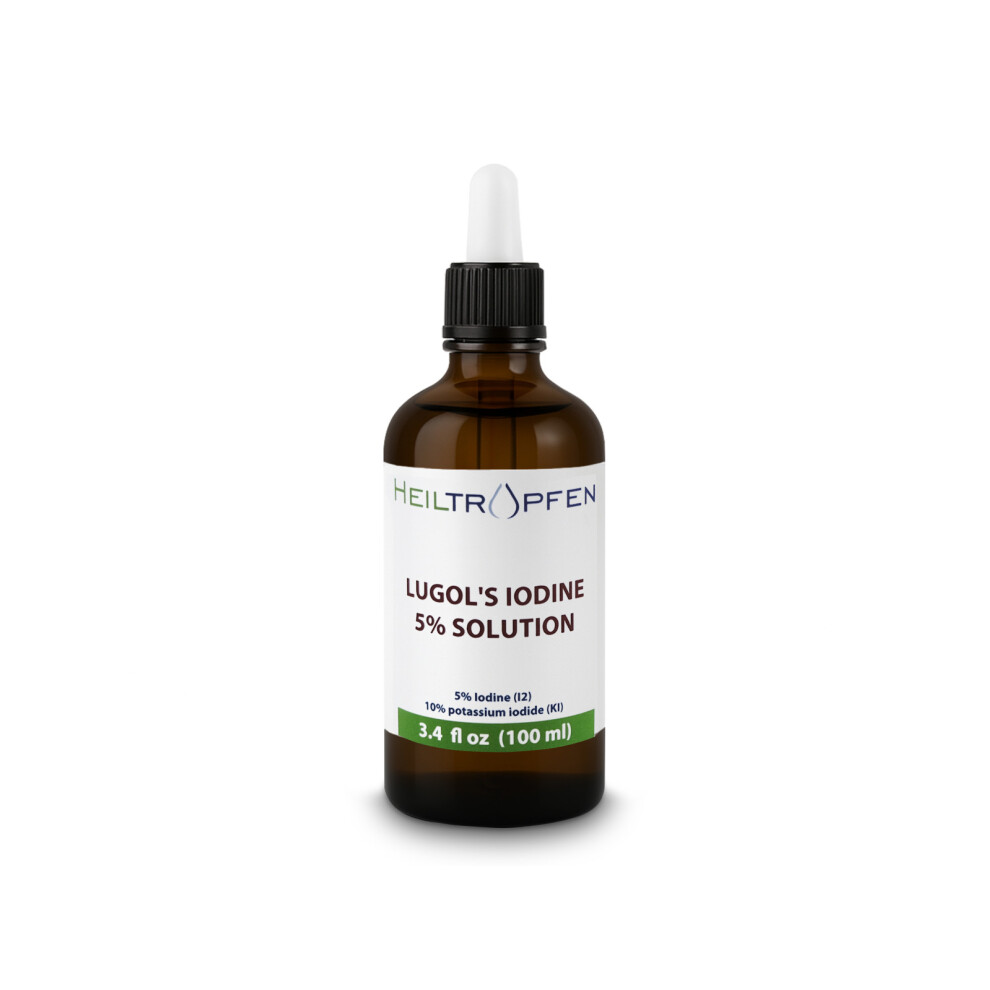 Heiltropfen 5% Lugol's Iodine Solution 3.4 Fl Oz (100Ml)