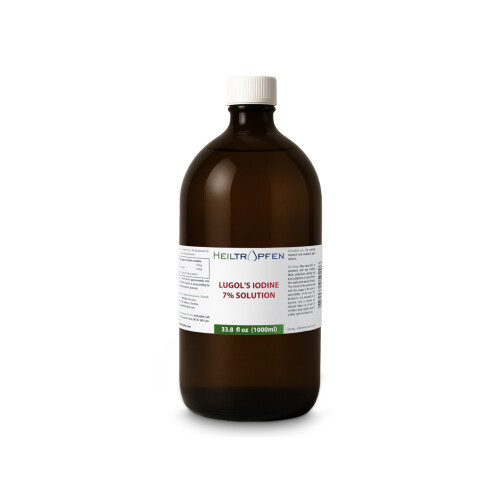 7% Lugol's Iodine Solution 33.8 fl Oz (1000ml)