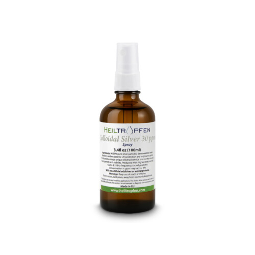 Colloidal silver 30ppm, 100ml Spray