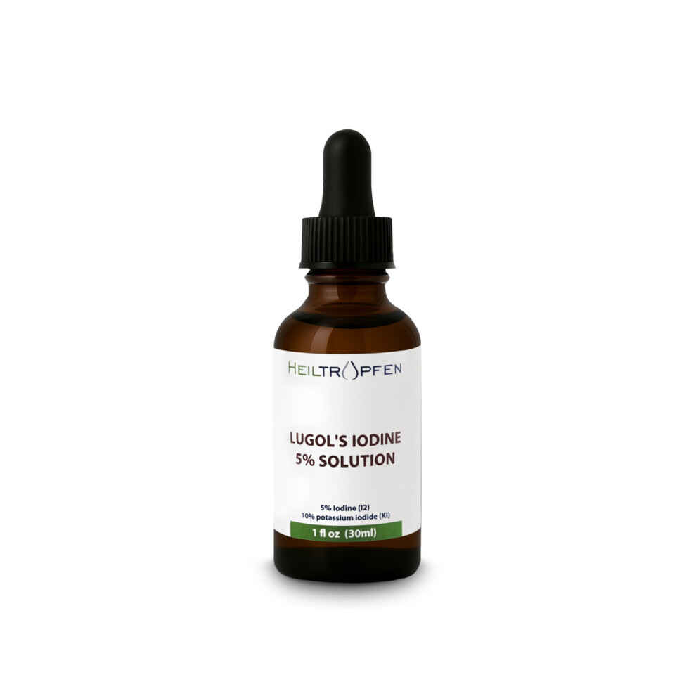 Heiltropfen 5% Lugol's Iodine Solution 1Fl Oz (30Ml)
