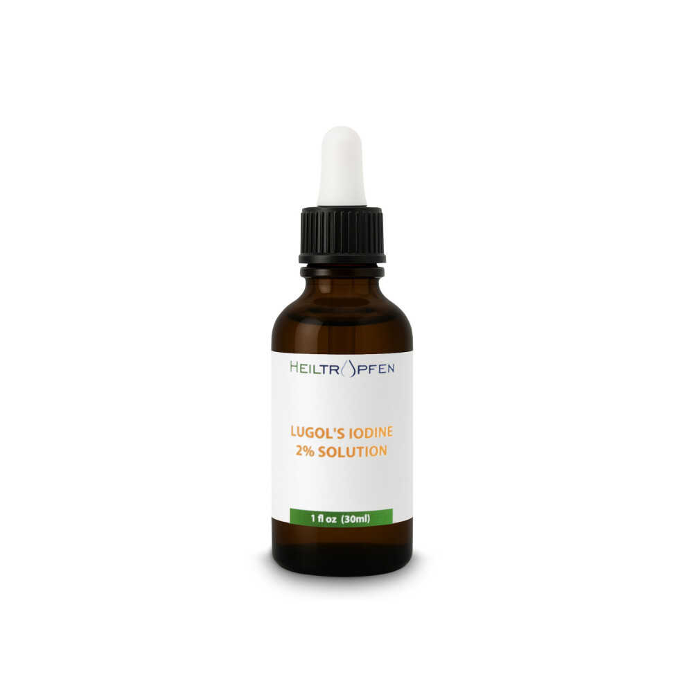 Heiltropfen 2% Lugol's Iodine Solution 1Fl Oz (30Ml)