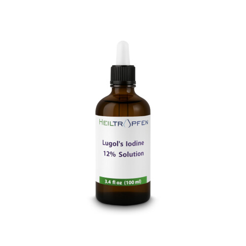 12% Lugol's Iodine Solution 3.4 fl Oz (100ml)