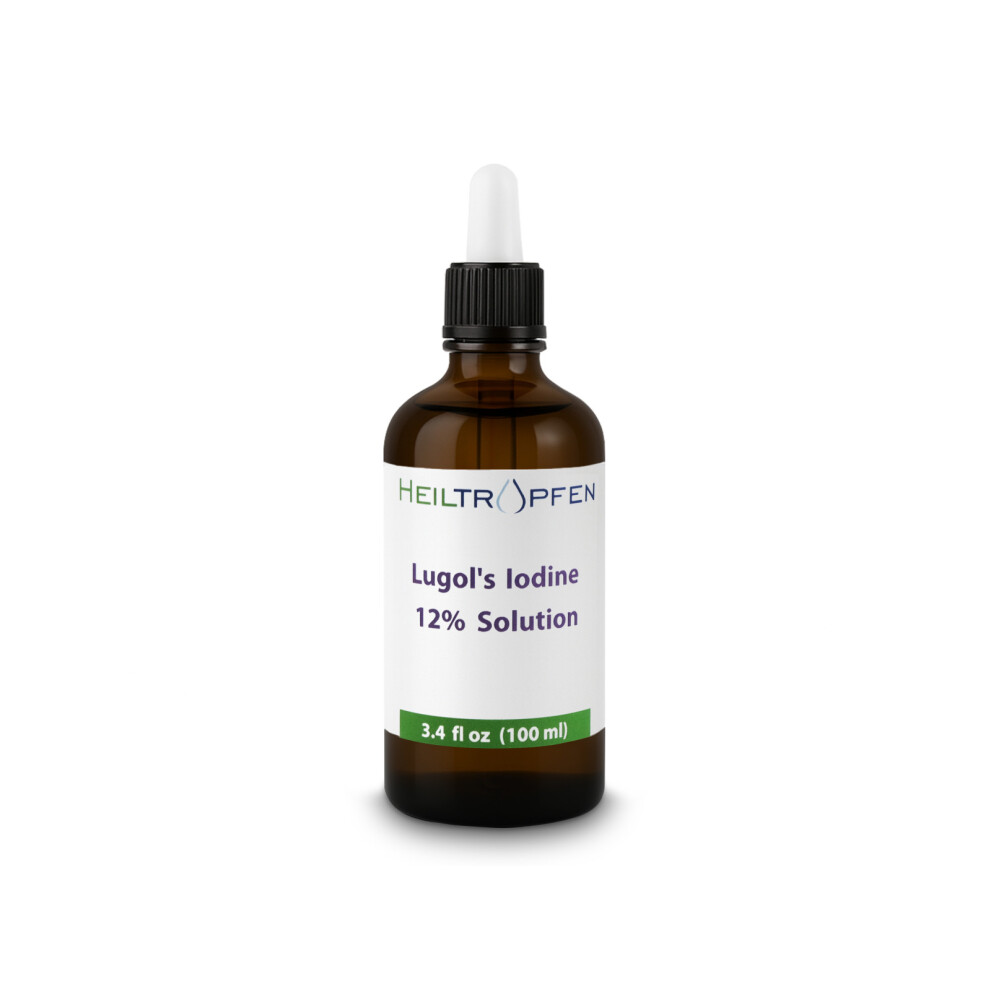 Heiltropfen 12% Lugol's Iodine Solution 3.4 Fl Oz (100Ml)