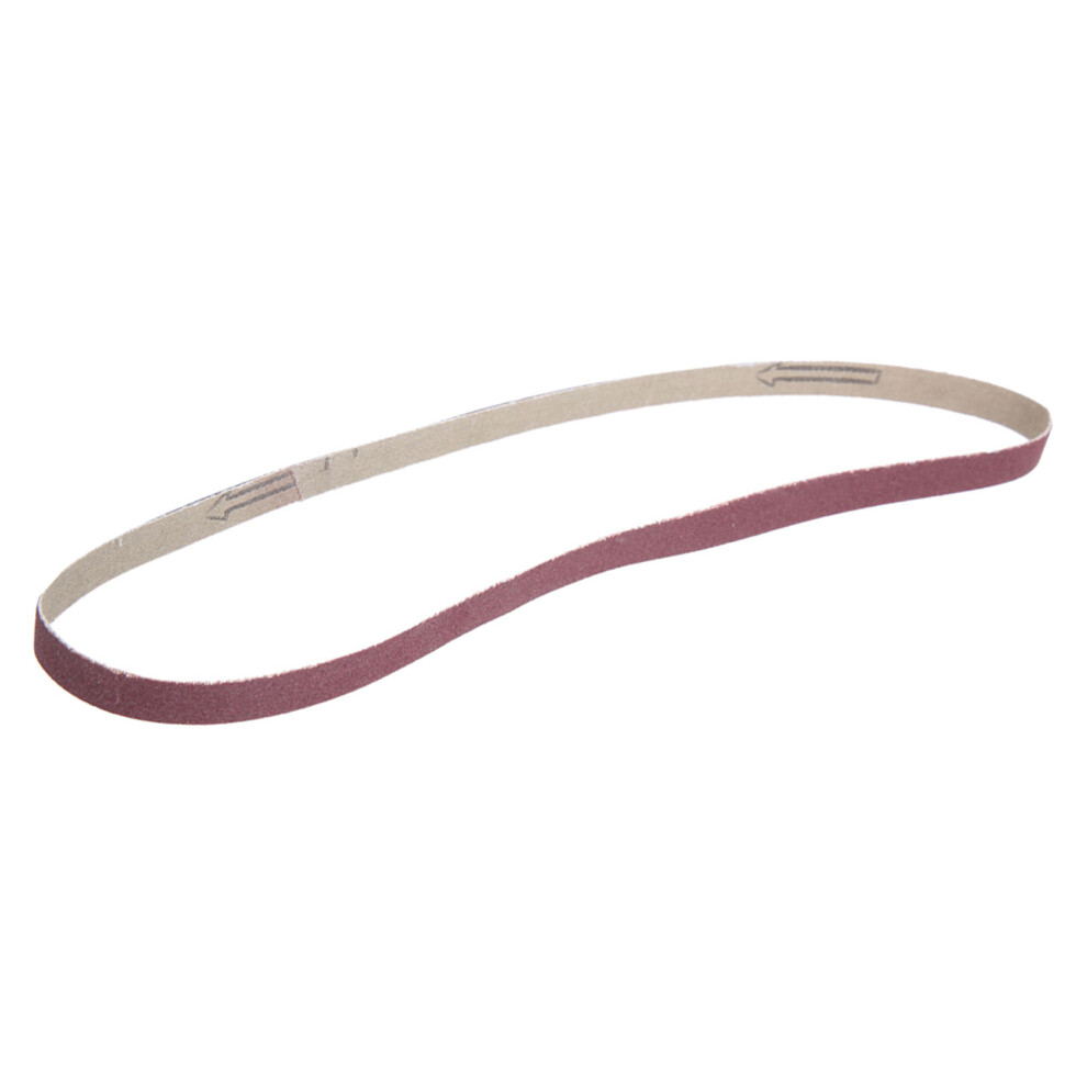 Abrasive Sanding Belts 10Pcs Aluminium Oxide 533X9mm For Wood & Metal 180G 8751393776141